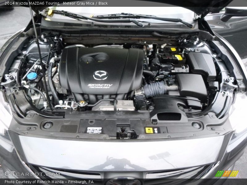 Meteor Gray Mica / Black 2014 Mazda MAZDA6 Touring