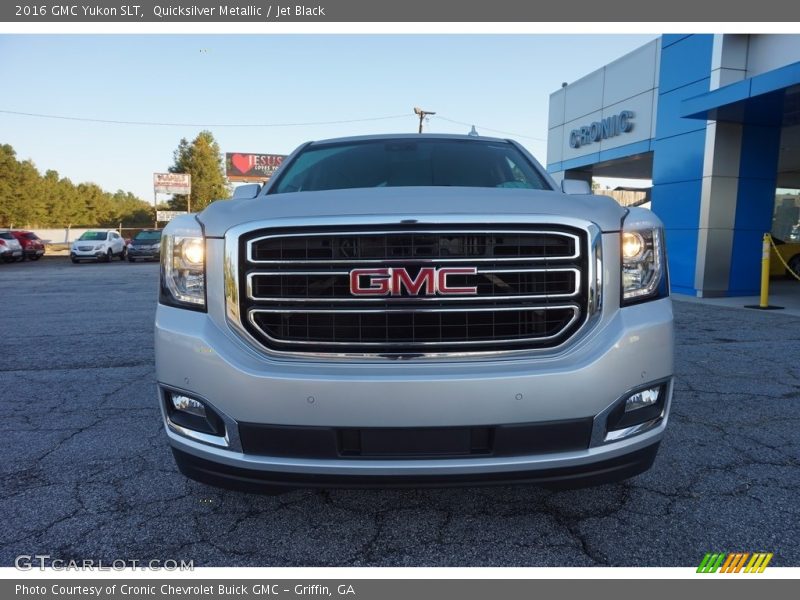 Quicksilver Metallic / Jet Black 2016 GMC Yukon SLT