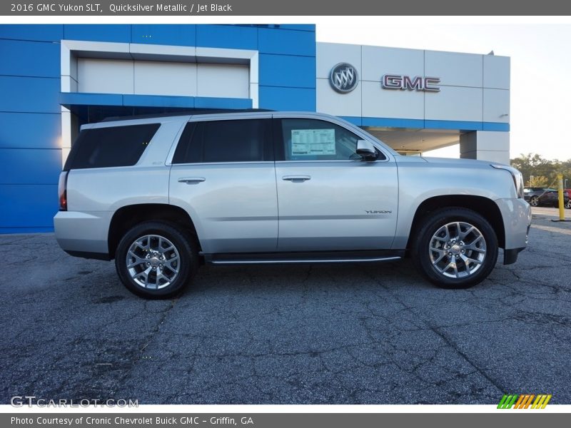 Quicksilver Metallic / Jet Black 2016 GMC Yukon SLT