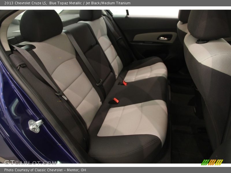 Blue Topaz Metallic / Jet Black/Medium Titanium 2013 Chevrolet Cruze LS