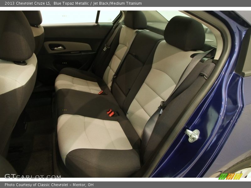 Blue Topaz Metallic / Jet Black/Medium Titanium 2013 Chevrolet Cruze LS