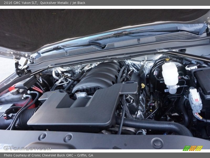 Quicksilver Metallic / Jet Black 2016 GMC Yukon SLT