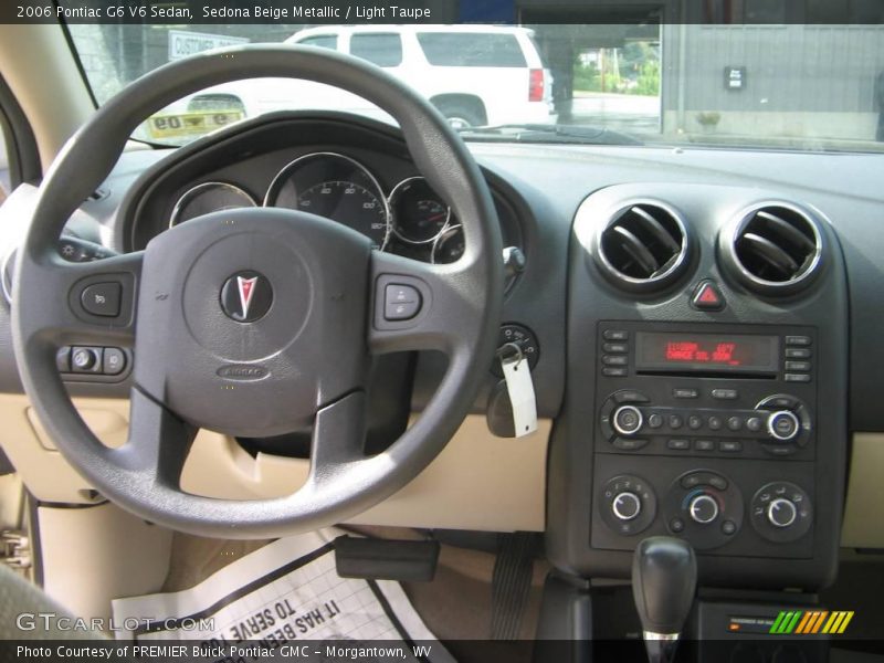 Sedona Beige Metallic / Light Taupe 2006 Pontiac G6 V6 Sedan