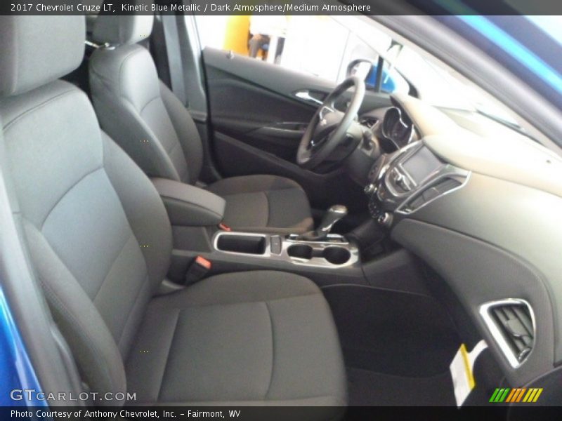 Kinetic Blue Metallic / Dark Atmosphere/Medium Atmosphere 2017 Chevrolet Cruze LT