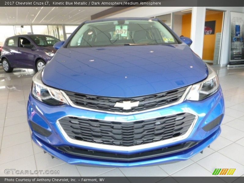 Kinetic Blue Metallic / Dark Atmosphere/Medium Atmosphere 2017 Chevrolet Cruze LT