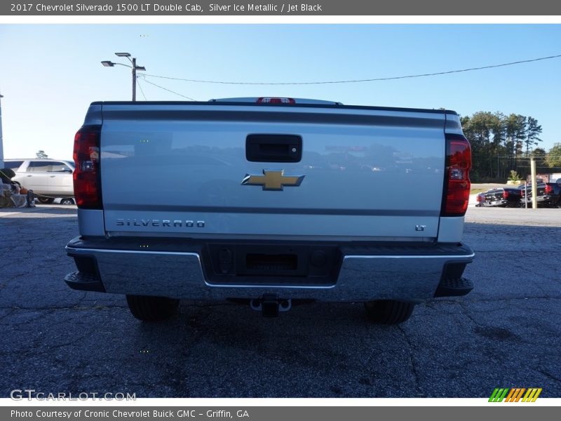 Silver Ice Metallic / Jet Black 2017 Chevrolet Silverado 1500 LT Double Cab