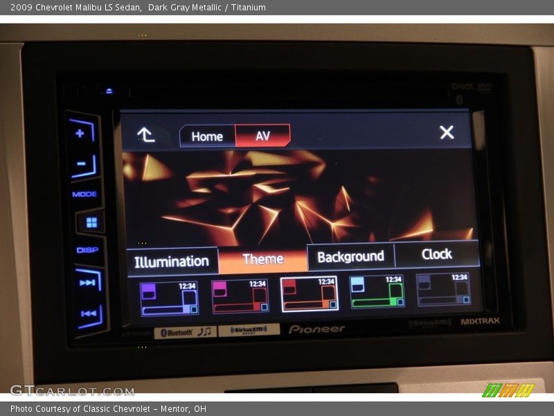 Dark Gray Metallic / Titanium 2009 Chevrolet Malibu LS Sedan