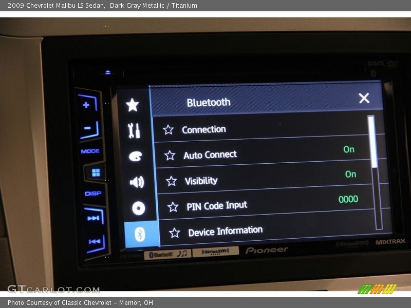 Dark Gray Metallic / Titanium 2009 Chevrolet Malibu LS Sedan