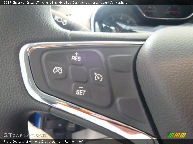 Kinetic Blue Metallic / Dark Atmosphere/Medium Atmosphere 2017 Chevrolet Cruze LT
