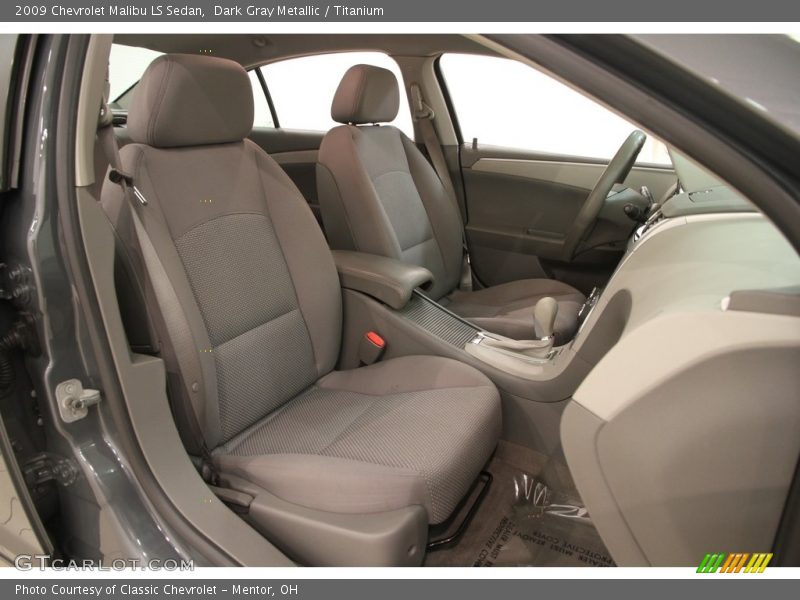 Dark Gray Metallic / Titanium 2009 Chevrolet Malibu LS Sedan
