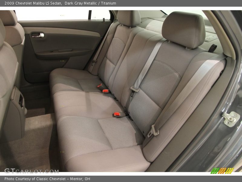 Dark Gray Metallic / Titanium 2009 Chevrolet Malibu LS Sedan