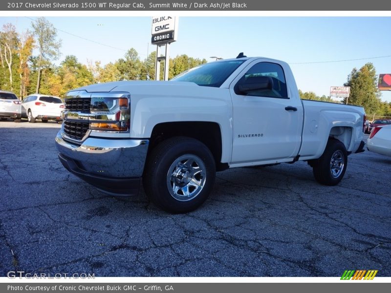 Summit White / Dark Ash/Jet Black 2017 Chevrolet Silverado 1500 WT Regular Cab