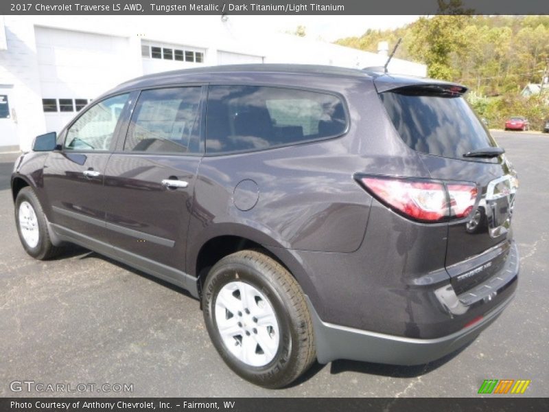 Tungsten Metallic / Dark Titanium/Light Titanium 2017 Chevrolet Traverse LS AWD