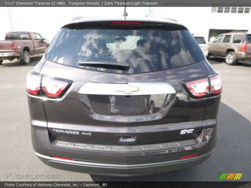 Tungsten Metallic / Dark Titanium/Light Titanium 2017 Chevrolet Traverse LS AWD