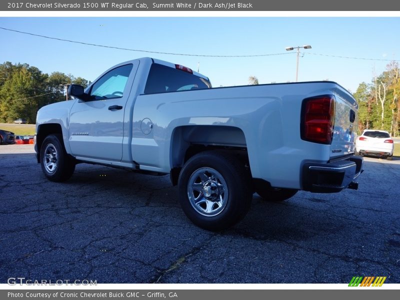Summit White / Dark Ash/Jet Black 2017 Chevrolet Silverado 1500 WT Regular Cab