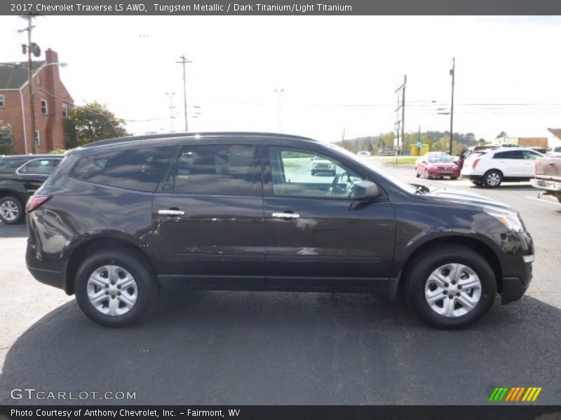 Tungsten Metallic / Dark Titanium/Light Titanium 2017 Chevrolet Traverse LS AWD