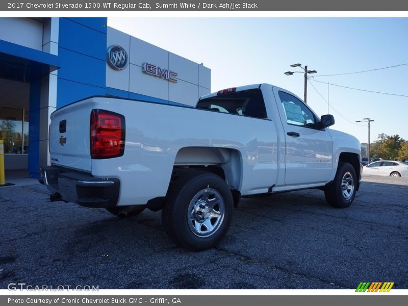 Summit White / Dark Ash/Jet Black 2017 Chevrolet Silverado 1500 WT Regular Cab