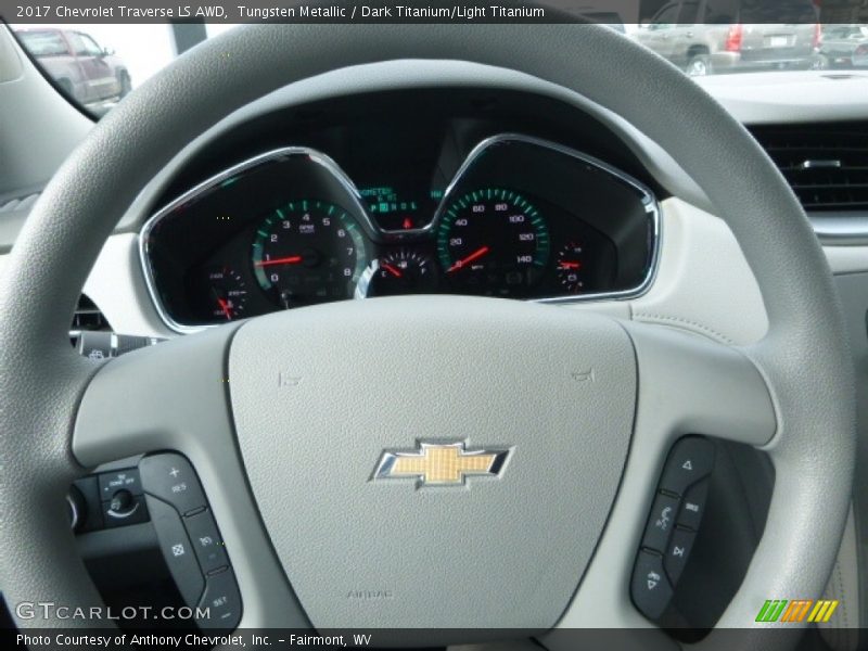 Tungsten Metallic / Dark Titanium/Light Titanium 2017 Chevrolet Traverse LS AWD