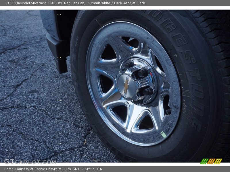 Summit White / Dark Ash/Jet Black 2017 Chevrolet Silverado 1500 WT Regular Cab