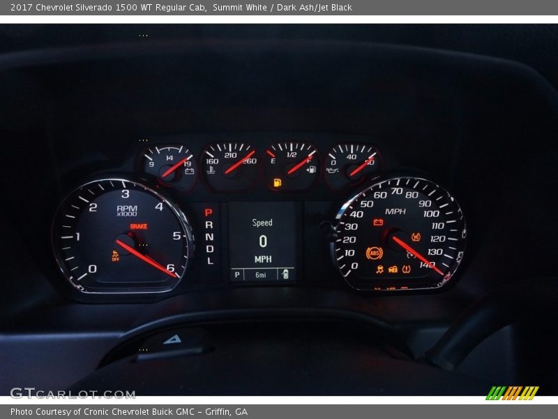  2017 Silverado 1500 WT Regular Cab WT Regular Cab Gauges