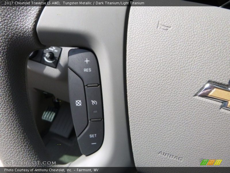 Tungsten Metallic / Dark Titanium/Light Titanium 2017 Chevrolet Traverse LS AWD