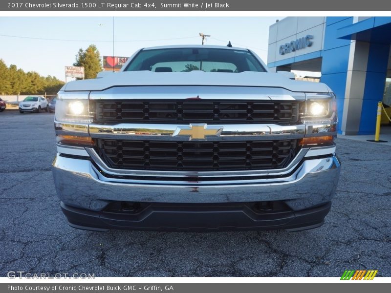 Summit White / Jet Black 2017 Chevrolet Silverado 1500 LT Regular Cab 4x4