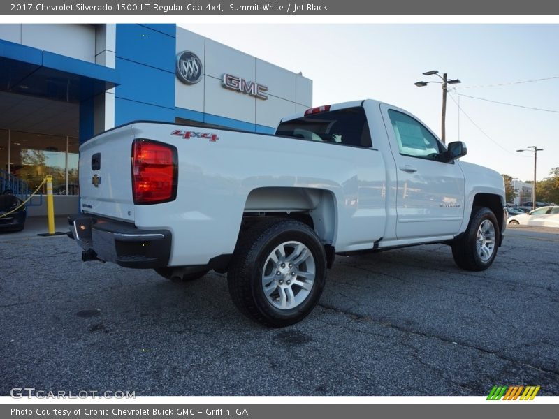 Summit White / Jet Black 2017 Chevrolet Silverado 1500 LT Regular Cab 4x4