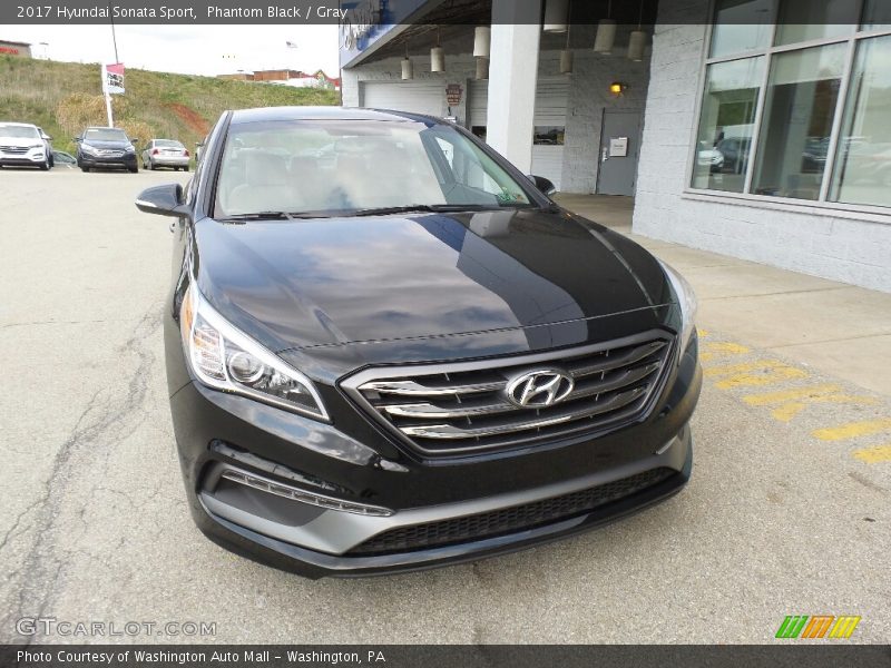 Phantom Black / Gray 2017 Hyundai Sonata Sport