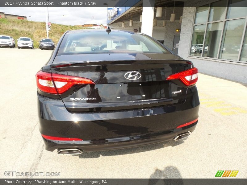 Phantom Black / Gray 2017 Hyundai Sonata Sport