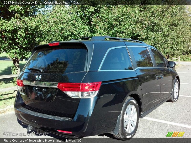 Crystal Black Pearl / Gray 2015 Honda Odyssey EX-L