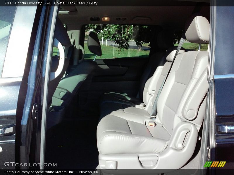 Crystal Black Pearl / Gray 2015 Honda Odyssey EX-L