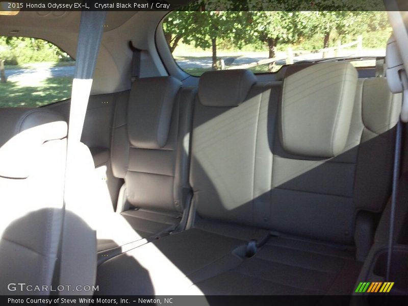 Crystal Black Pearl / Gray 2015 Honda Odyssey EX-L