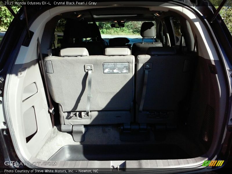 Crystal Black Pearl / Gray 2015 Honda Odyssey EX-L