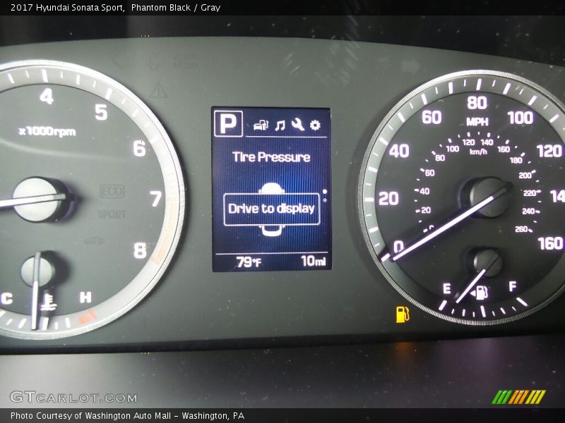 Phantom Black / Gray 2017 Hyundai Sonata Sport