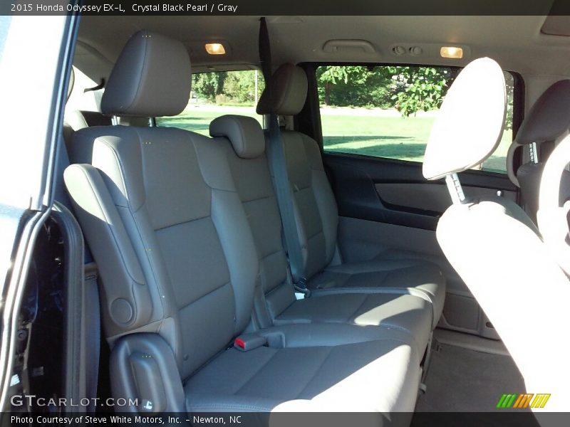 Crystal Black Pearl / Gray 2015 Honda Odyssey EX-L