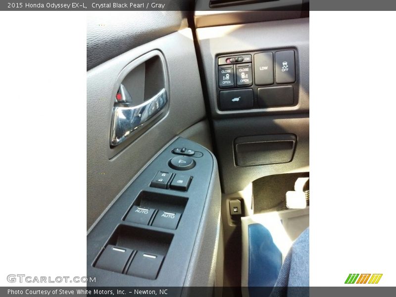 Crystal Black Pearl / Gray 2015 Honda Odyssey EX-L