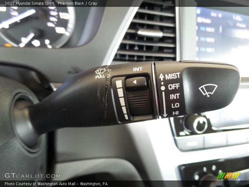 Phantom Black / Gray 2017 Hyundai Sonata Sport