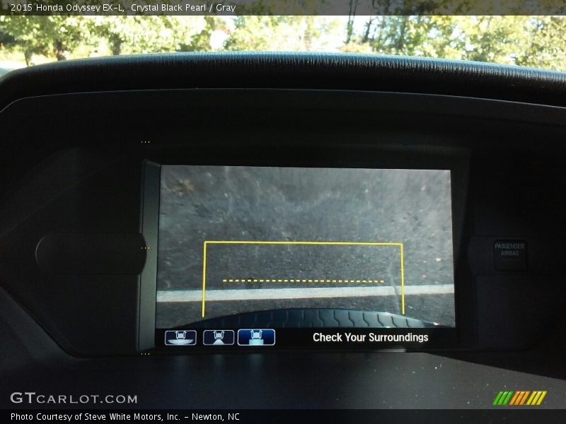 Crystal Black Pearl / Gray 2015 Honda Odyssey EX-L