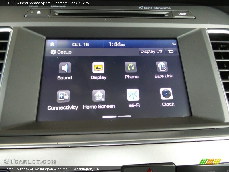 Phantom Black / Gray 2017 Hyundai Sonata Sport