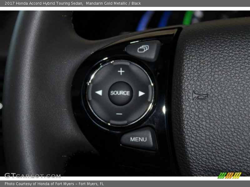 Mandarin Gold Metallic / Black 2017 Honda Accord Hybrid Touring Sedan