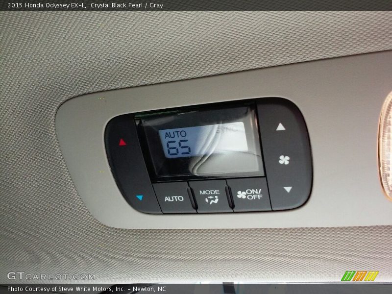 Crystal Black Pearl / Gray 2015 Honda Odyssey EX-L