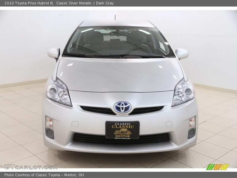Classic Silver Metallic / Dark Gray 2010 Toyota Prius Hybrid III