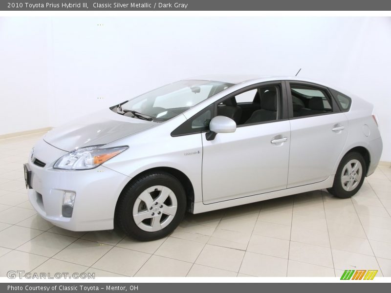 Classic Silver Metallic / Dark Gray 2010 Toyota Prius Hybrid III