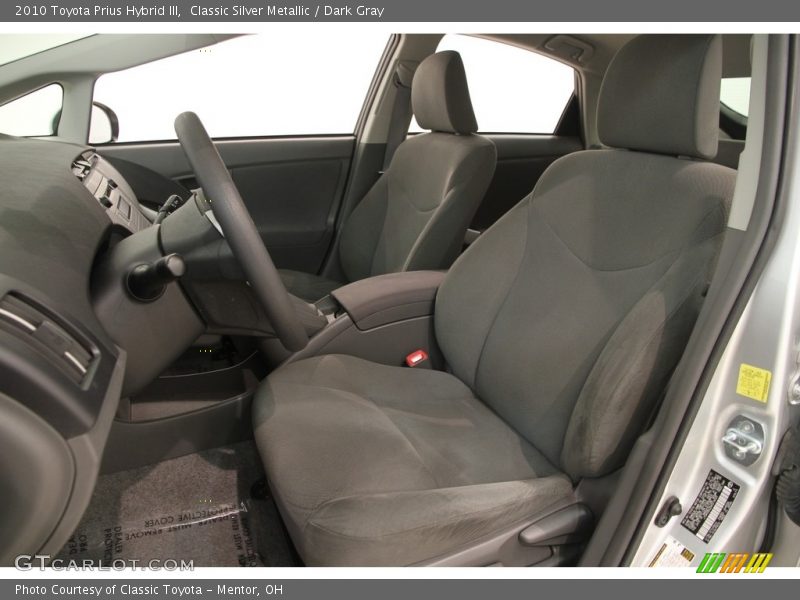 Classic Silver Metallic / Dark Gray 2010 Toyota Prius Hybrid III