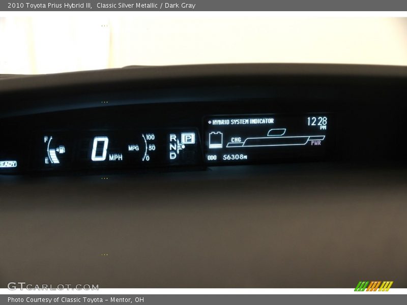 Classic Silver Metallic / Dark Gray 2010 Toyota Prius Hybrid III