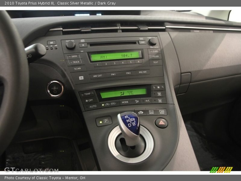 Classic Silver Metallic / Dark Gray 2010 Toyota Prius Hybrid III