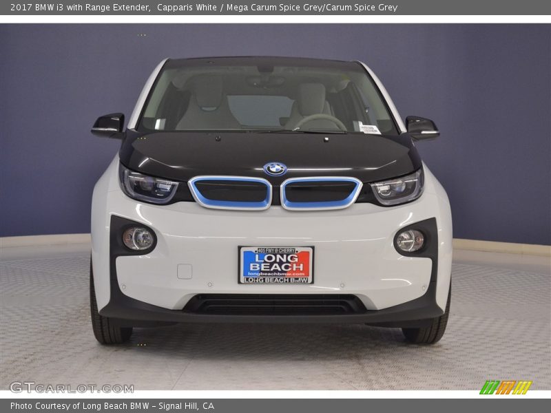 Capparis White / Mega Carum Spice Grey/Carum Spice Grey 2017 BMW i3 with Range Extender