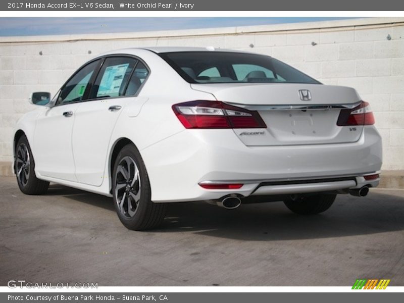 White Orchid Pearl / Ivory 2017 Honda Accord EX-L V6 Sedan