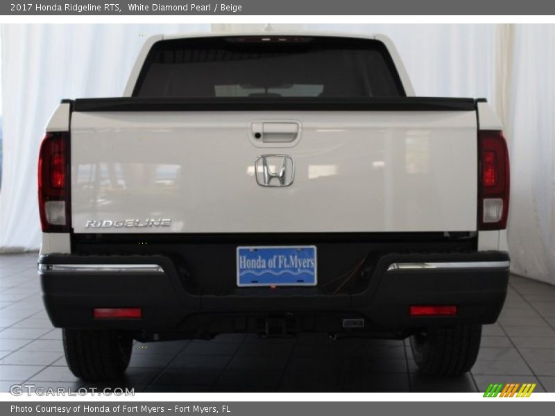 White Diamond Pearl / Beige 2017 Honda Ridgeline RTS