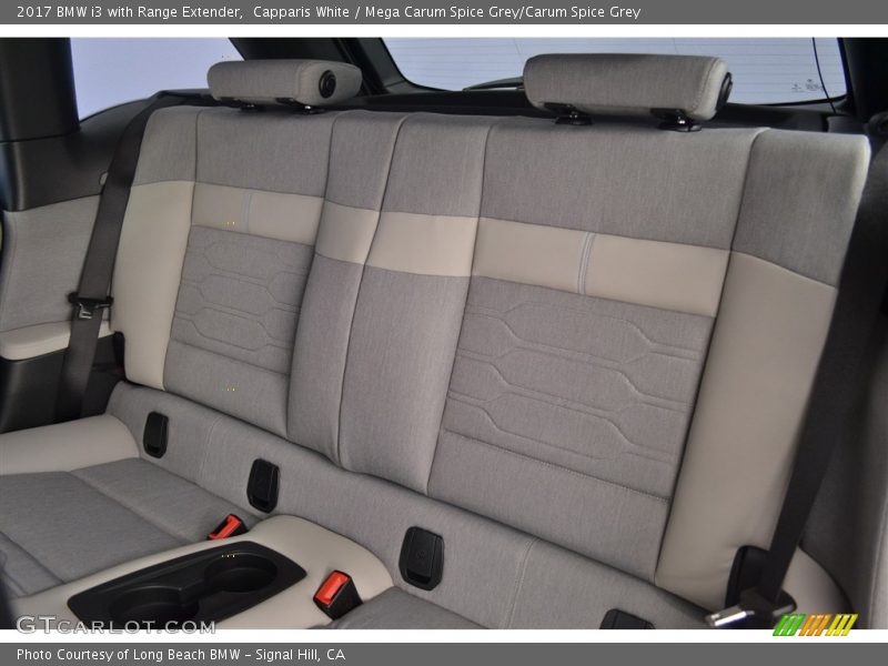 Capparis White / Mega Carum Spice Grey/Carum Spice Grey 2017 BMW i3 with Range Extender